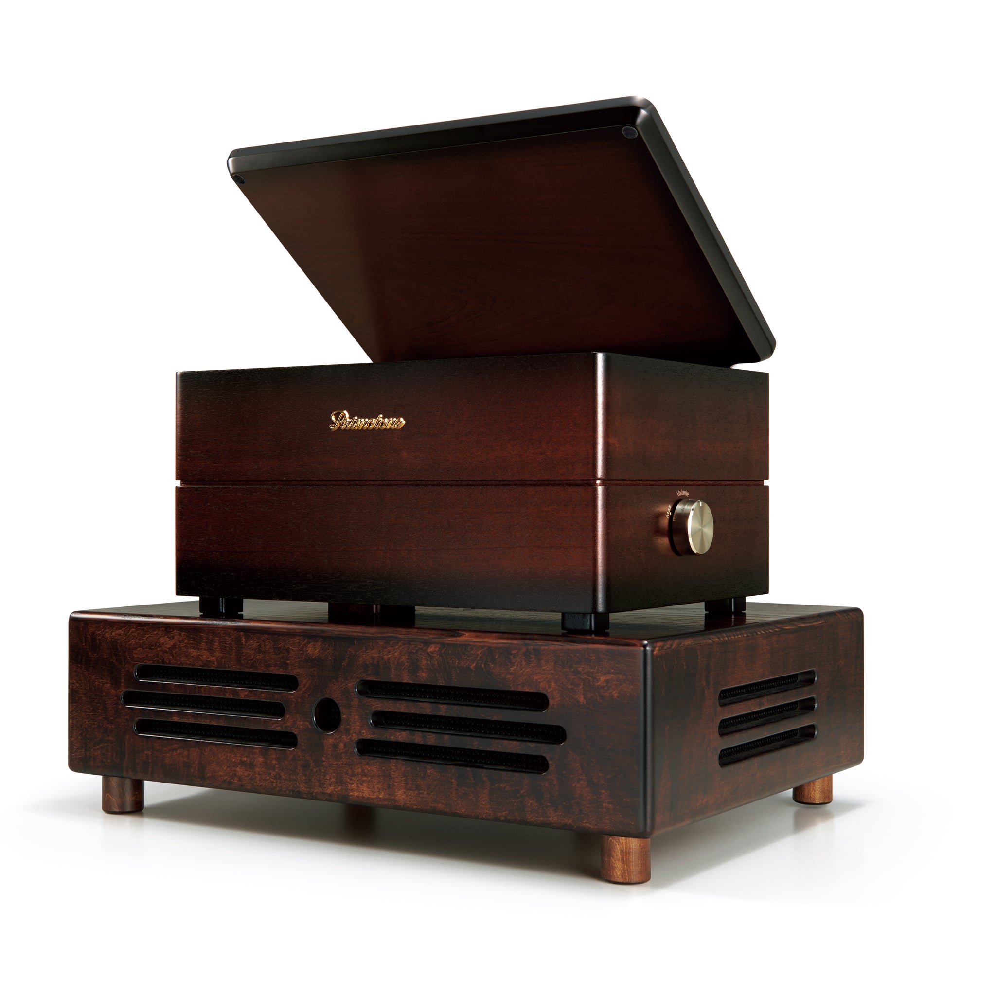 Primotone(プリモトーン)~528Hz~ マホガニーモデル共鳴台セット 300曲内臓SDカード付属 送料無料 日本製 一年間メーカー保証付き